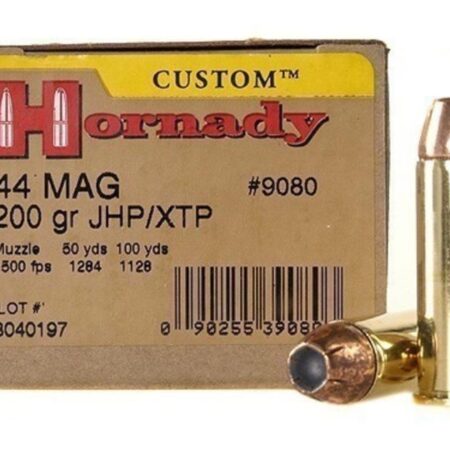 Hornady Custom .44 Remington Magnum 200 Gr. XTP Jacketed Hollow Point- Box of 20