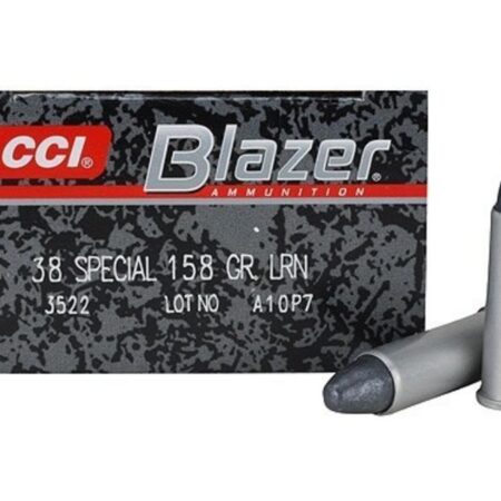 CCI Blazer .38 Special 158 Gr. Lead Round Nose- Box of 50