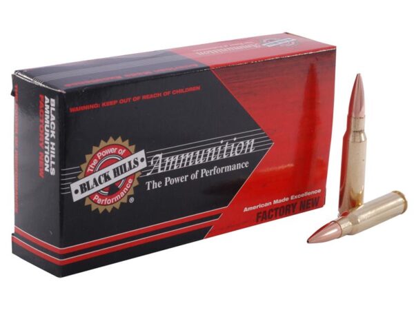 Black Hills .308 Win/7.62x51mm 168 Gr. Match Hollow Point Boat Tail- Box of 20