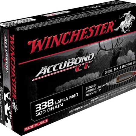 Winchester Supreme .338 Lapua Magnum 300 Gr. AccuBond- Box of 20
