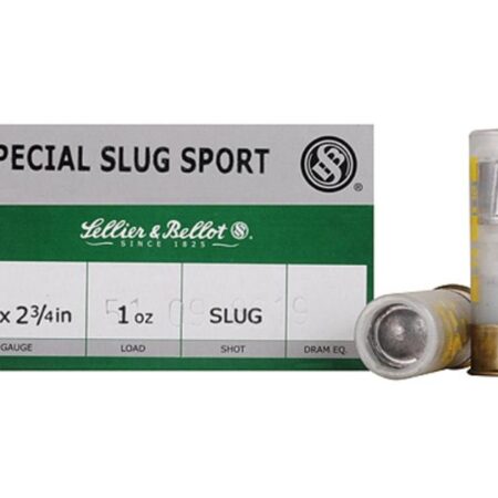 Sellier & Bellot 12 Ga 2-3/4" 1 oz Special Sport Slug- Box of 25
