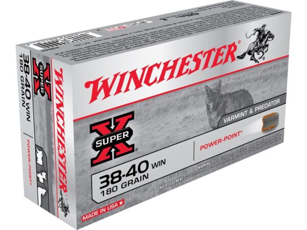 Winchester Super-X .38-40 WCF 180 Gr. Soft Point- Box of 50