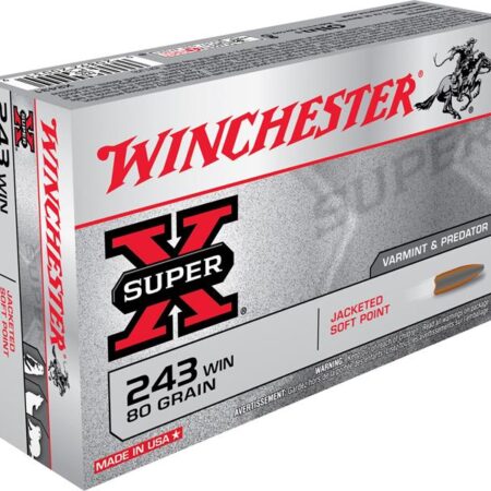 Winchester Super-X .243 Winchester 80 Gr. Pointed Soft Point- Box of 20