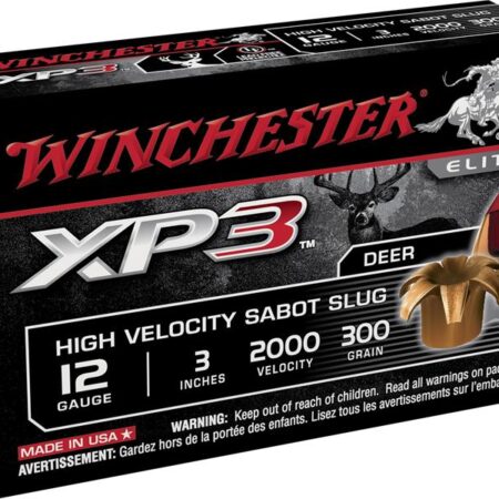 Winchester 12 Gauge 3" 300 Gr. XP3 Sabot Slug- Lead-Free- Box of 5