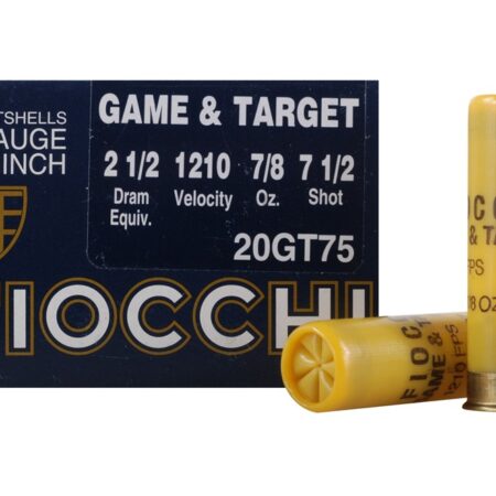 Fiocchi Game & Target 20 Gauge 2-3/4" 7/8 oz #7-1/2 Shot- Box of 25