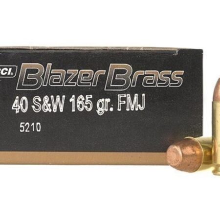 CCI Blazer Brass .40 S&W 165 Gr. Full Metal Jacket- Box of 50