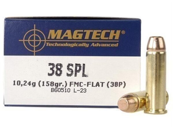 Magtech Sport .38 Special 158 Gr. Full Metal Jacket- Box of 50