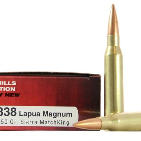 Black Hills .338 Lapua Magnum 250 Gr. Sierra MatchKing Hollow Point Boat Tail- Box of 20