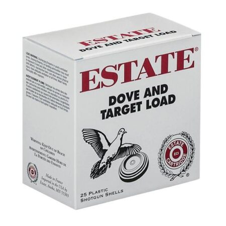 Estate Dove and Target Load 12 Gauge 2-3/4" 1-1/8 oz #8 Shot- Case of 250