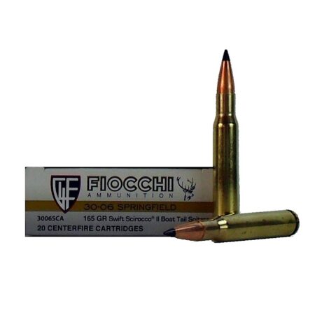 Fiocchi Extrema 30-06 Springfield 165 Gr. Swift Scirocco II- Box of 20