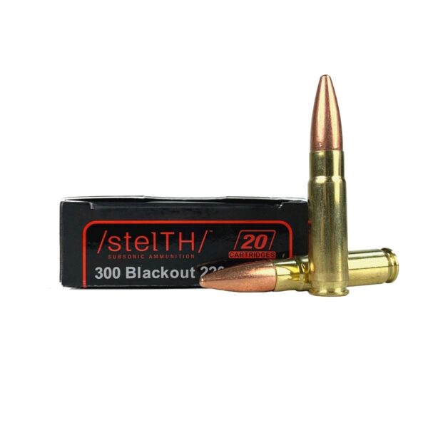 Ammo Incorporated STELTH .300 AAC Blackout 220 Gr. Total Metal Coating- Box of 20