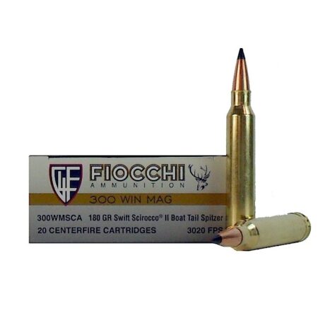 Fiocchi Extrema .300 Winchester Magnum 180 Gr. Swift Scirocco II- Box of 20