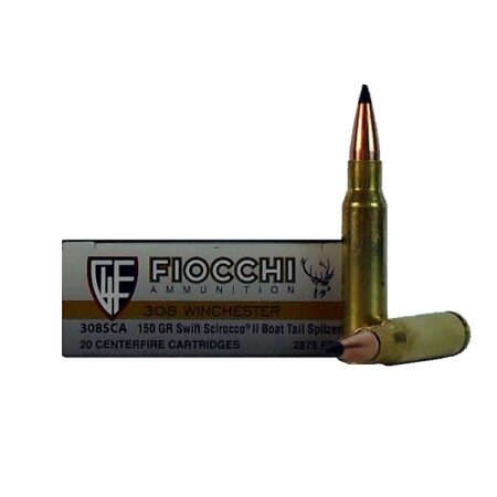 Fiocchi Extrema .308 Winchester 150 Gr. Swift Scirocco II- Box of 20