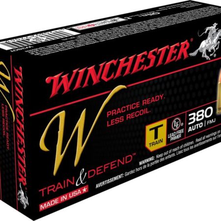 Winchester W Train Reduced Lead .380 ACP 95 Gr. Full Metal Jacket- Box of 50