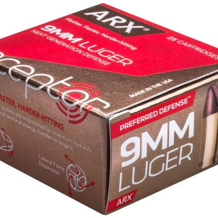 Inceptor Preferred Defense 9mm Luger 65 Gr. ARX Frangible- Lead-Free- Box of 25