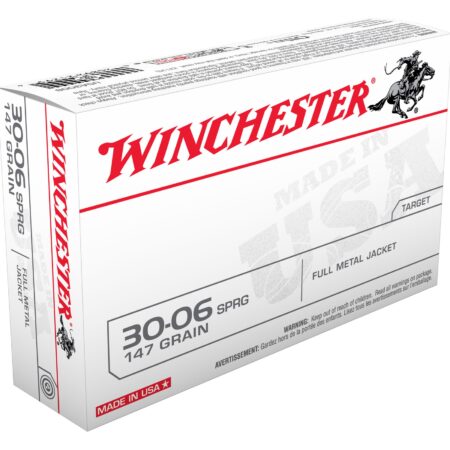 Winchester USA .30-06 Springfield 147 Gr. Full Metal Jacket- Box of 20