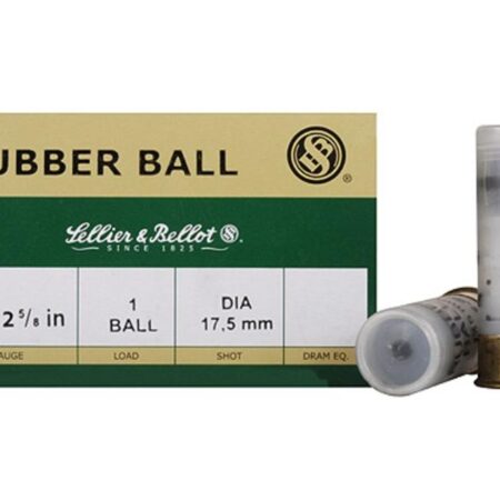 Sellier & Bellot 12 Gauge 2-5/8" 17.5mm Rubber Slug- Box of 25