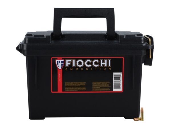 Fiocchi .22 Long Rifle 40 Gr. Plated Lead Round Nose- Ammo Can of 1575