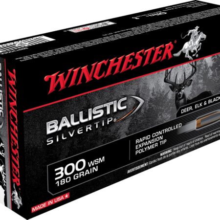 Winchester Supreme .300 Winchester Short Magnum (WSM) 180 Gr. Ballistic Silvertip- Box of 20