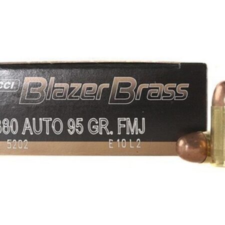 CCI Blazer Brass .380 ACP 95 Gr. Full Metal Jacket- Box of 50