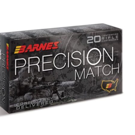 Barnes Precision Match .300 Winchester Magnum 220 Gr. Open-Tip Match (OTM)- Box of 20
