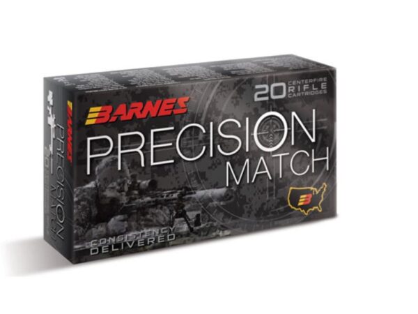 Barnes Precision Match .300 Winchester Magnum 220 Gr. Open-Tip Match (OTM)- Box of 20