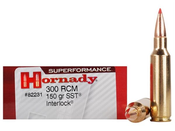 Hornady SUPERFORMANCE SST .300 Ruger Compact Magnum (RCM) 150 Gr. SST- Box of 20
