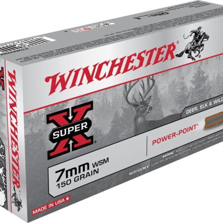 Winchester Super-X 7mm Winchester Short Magnum (WSM) 150 Gr. Power-Point- Box of 20