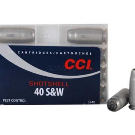CCI Shotshell .40 S&W 88 Gr. #9 Shot- Aluminum Case- Box of 10