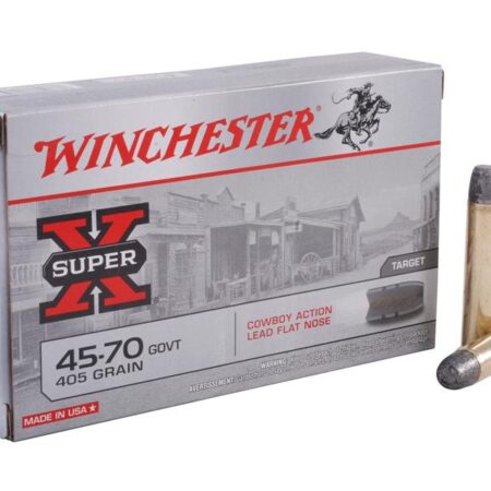 Winchester Super-X .45-70 Government 405 Gr. Lead Flat Nose Cowboy Action- Box of 20