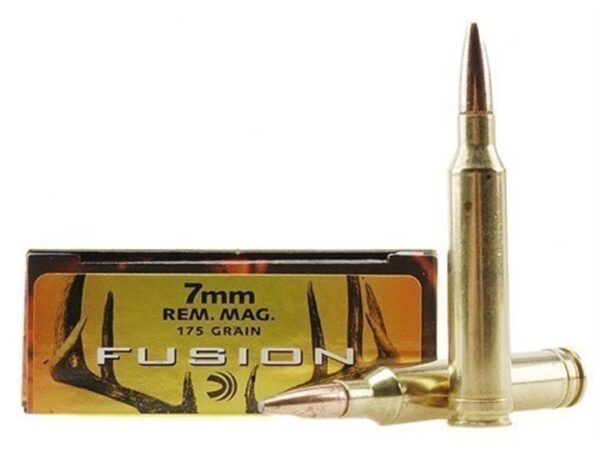 Federal Fusion 7mm Remington Magnum 175 Gr. Spitzer Boat Tail- Box of 20