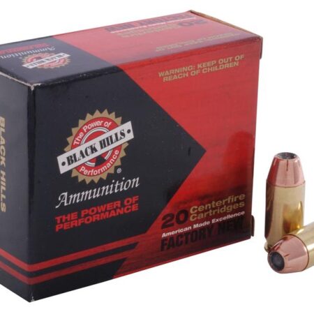 Black Hills .45 ACP 185 Gr. Jacketed Hollow Point- Box of 20