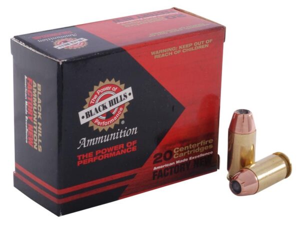 Black Hills .45 ACP 185 Gr. Jacketed Hollow Point- Box of 20