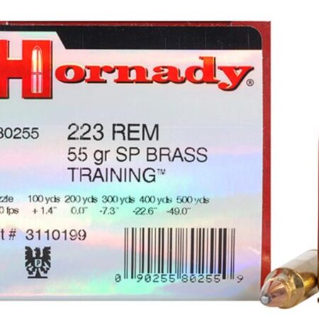 Hornady Custom .223 Remington 55 Gr. Soft Point- Box of 50