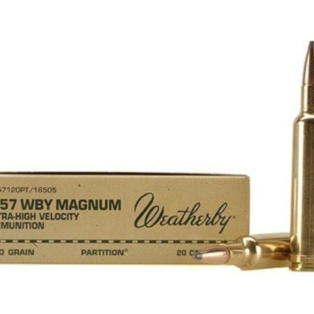 Weatherby .257 Weatherby Magnum 120 Gr. Nosler Partition- Box of 20