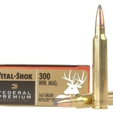 Federal Premium Vital-Shok .300 Winchester Magnum 165 Gr. Nosler Partition Spitzer- Box of 20