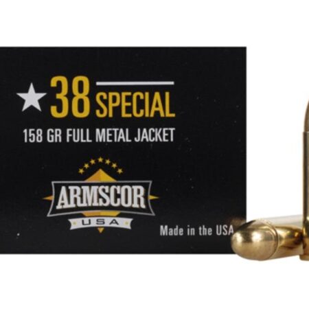 Armscor .38 Special 158 Gr. Full Metal Jacket- Box of 50