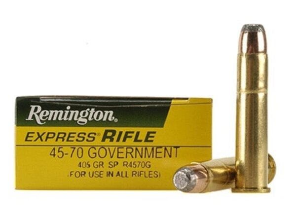 Remington Express .45-70 Government 405 Gr. Jacketed Soft Point- Box of 20
