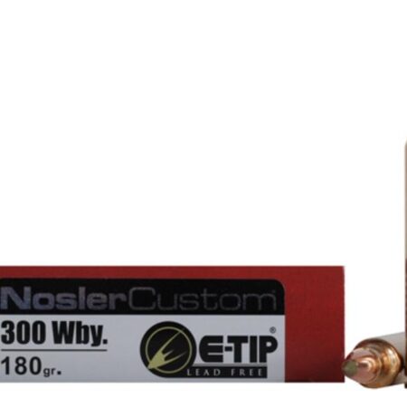 Nosler Trophy Grade .300 Weatherby Magnum 180 Gr. E-Tip- Lead-Free- Box of 20
