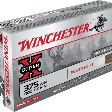 Winchester Super-X .375 Winchester 200 Gr. Power-Point- Box of 20