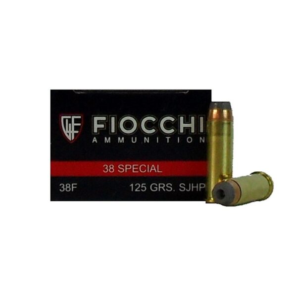 Fiocchi Shooting Dynamics .38 Special 125 Gr. Semi-Jacketed Hollow Point- Box of 50