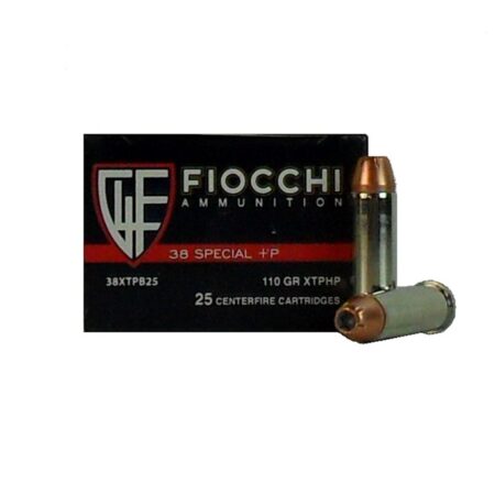 Fiocchi Extrema .38 Special +P 110 Gr. Hornady XTP JHP- Box of 25