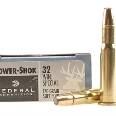 Federal Power-Shok .32 Winchester Special 170 Gr. Soft Point Flat Nose- Box of 20