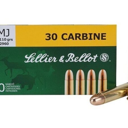 Sellier & Bellot .30 Carbine 110 Gr. FMJ- Box of 50