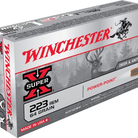 Winchester Super-X .223 Remington 64 Gr. Power-Point- Box of 20