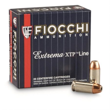 Fiocchi Extrema .40 S&W 180 Gr. Hornady XTP Jacketed Hollow Point- Box of 25