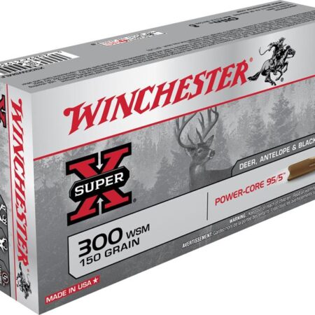 Winchester Super-X Power-Core 95/5 .300 Winchester Short Magnum (WSM) 150 Gr. Hollow Point Boat Tail- Lead-Free- Box of 20