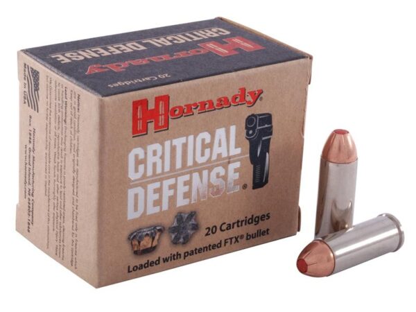 Hornady Critical Defense .45 Long Colt 185 Gr. FTX- Box of 20