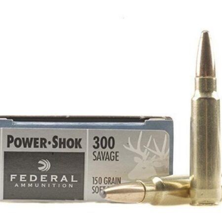 Federal Power-Shok .300 Savage 150 Gr. Soft Point- Box of 20