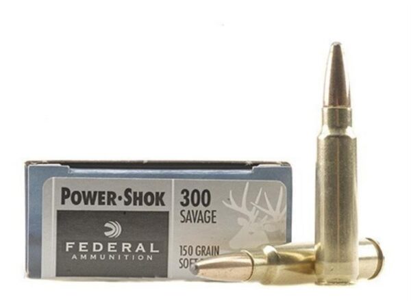 Federal Power-Shok .300 Savage 150 Gr. Soft Point- Box of 20